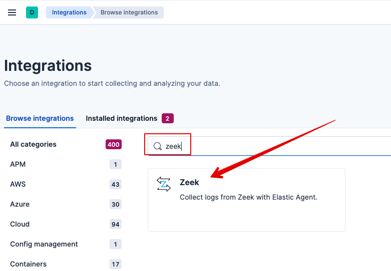 Search Zeek Integration