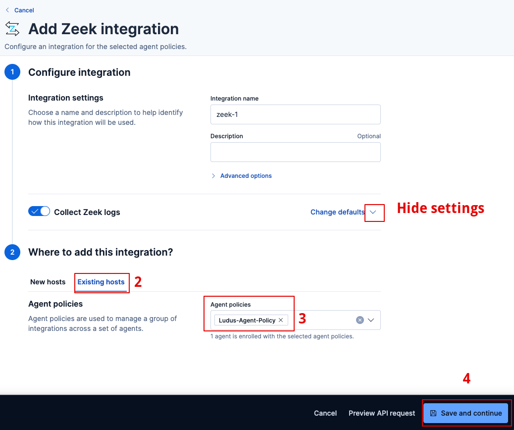 Integration Settings B